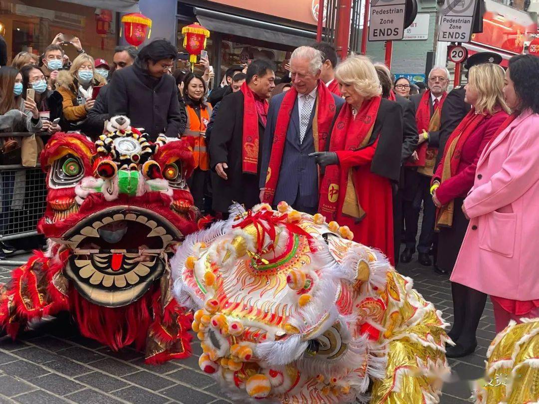 英国王室查尔斯王子唐人街庆新年!伦敦中国城年味十足67,热闹非凡!