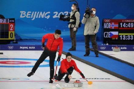 混双|北京冬奥会冰壶比赛混双项目率先开赛！中国队赢得开门红