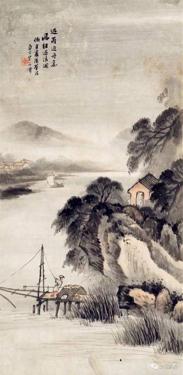 【书画欣赏】精于山水烟雨之法的吴石仙_宣传_成功_作品