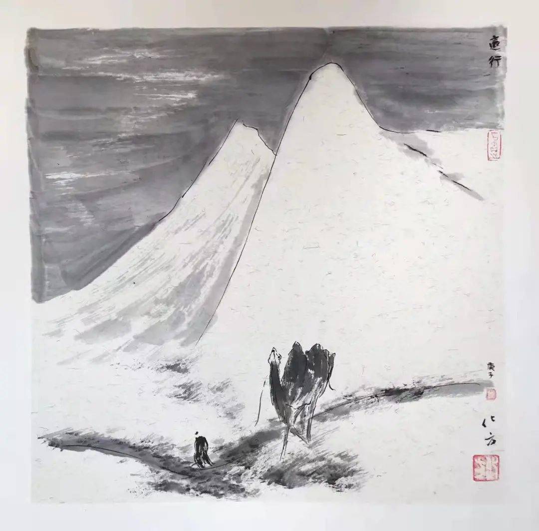 金牌词作家化方的当代新文人画作欣赏