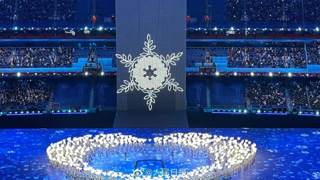 2022冬奥会雪花引导牌图片