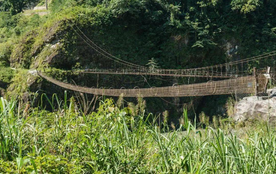 藤索橋,是西盟佤族,拉祜族在江,河通道上搭建的橋樑,過去用結實粗大的