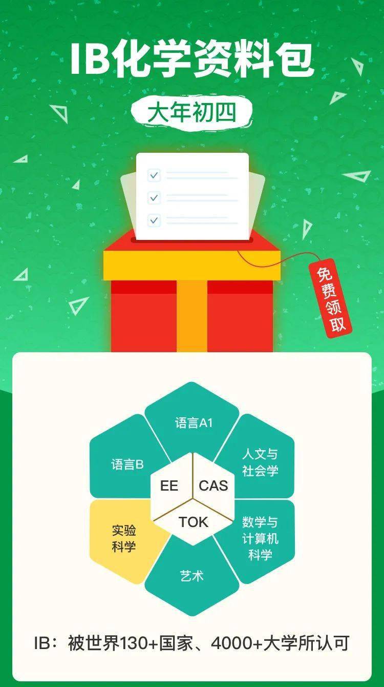 历年真题+EE范文+电子教材，IB化学资料包免费领取