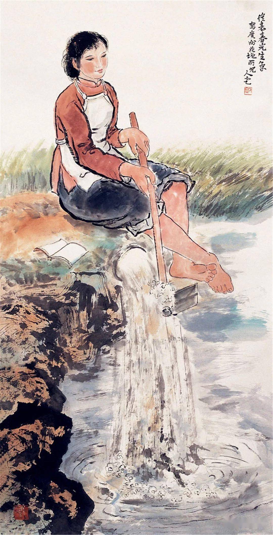 被淡忘的岭南画派"骁将"——方人定作品50幅_人物画_转向_艺术