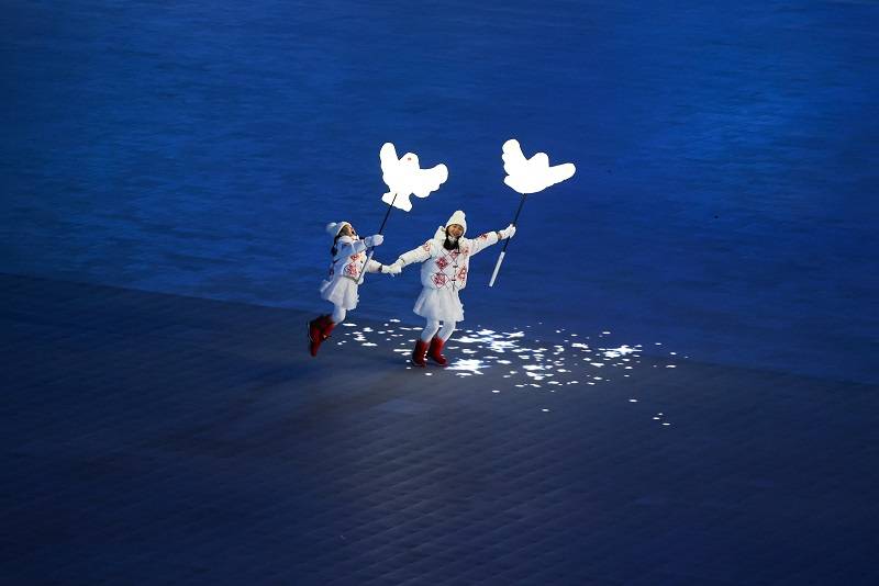 迷路的孩子早点回家 开幕式上的这一幕你看懂了吗 和平鸽 冬奥会 小朋友