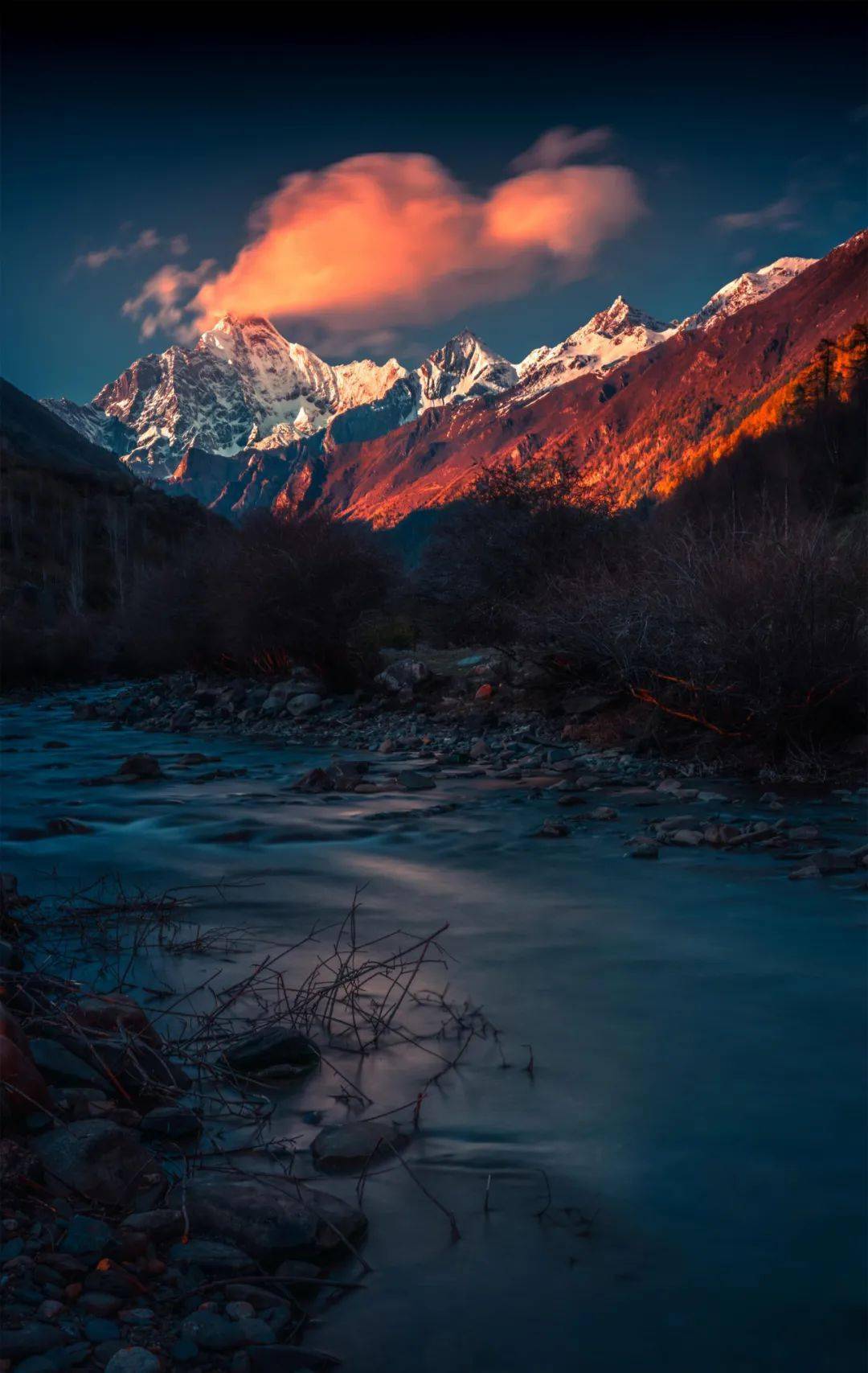 亚丁_措普_雪山