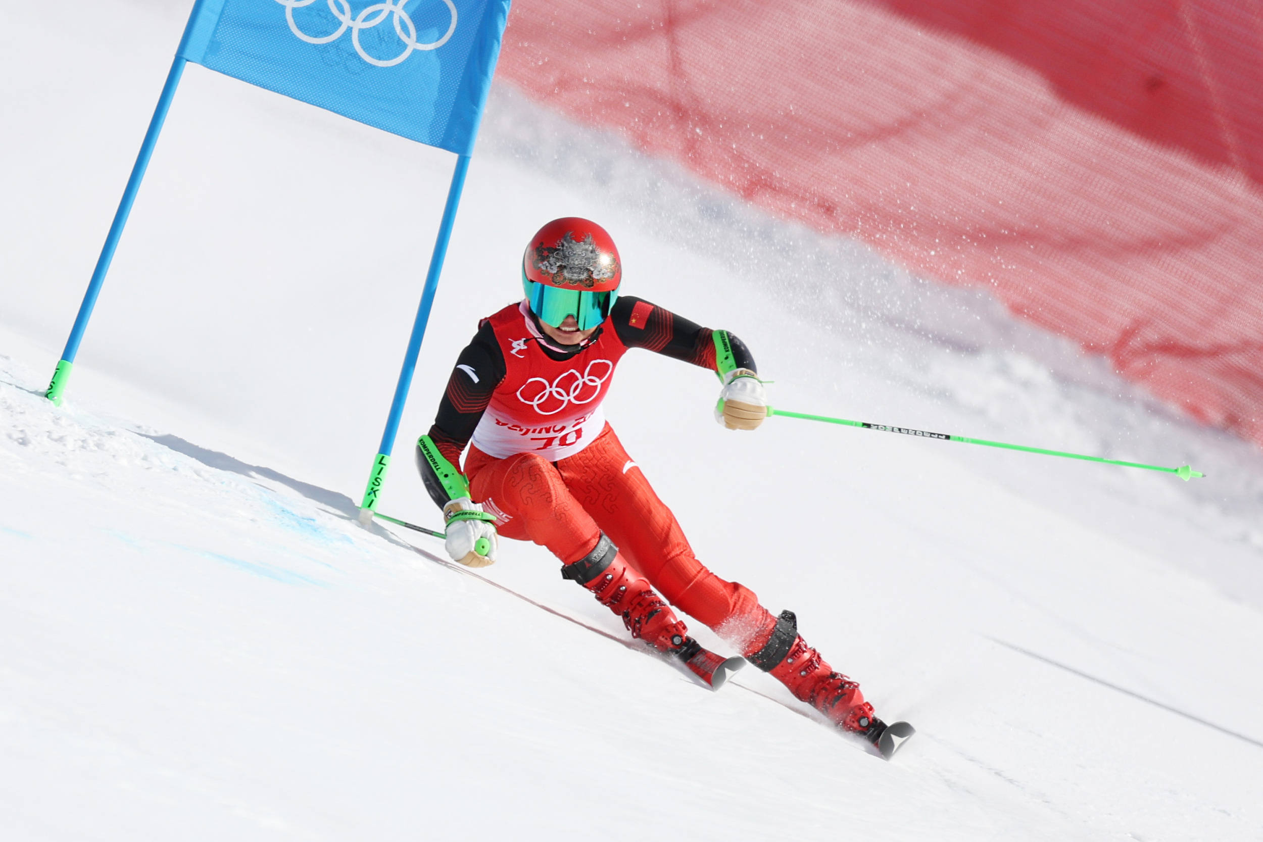中国高山滑雪冬奥全项目参赛孔凡影比4年前进步了15名