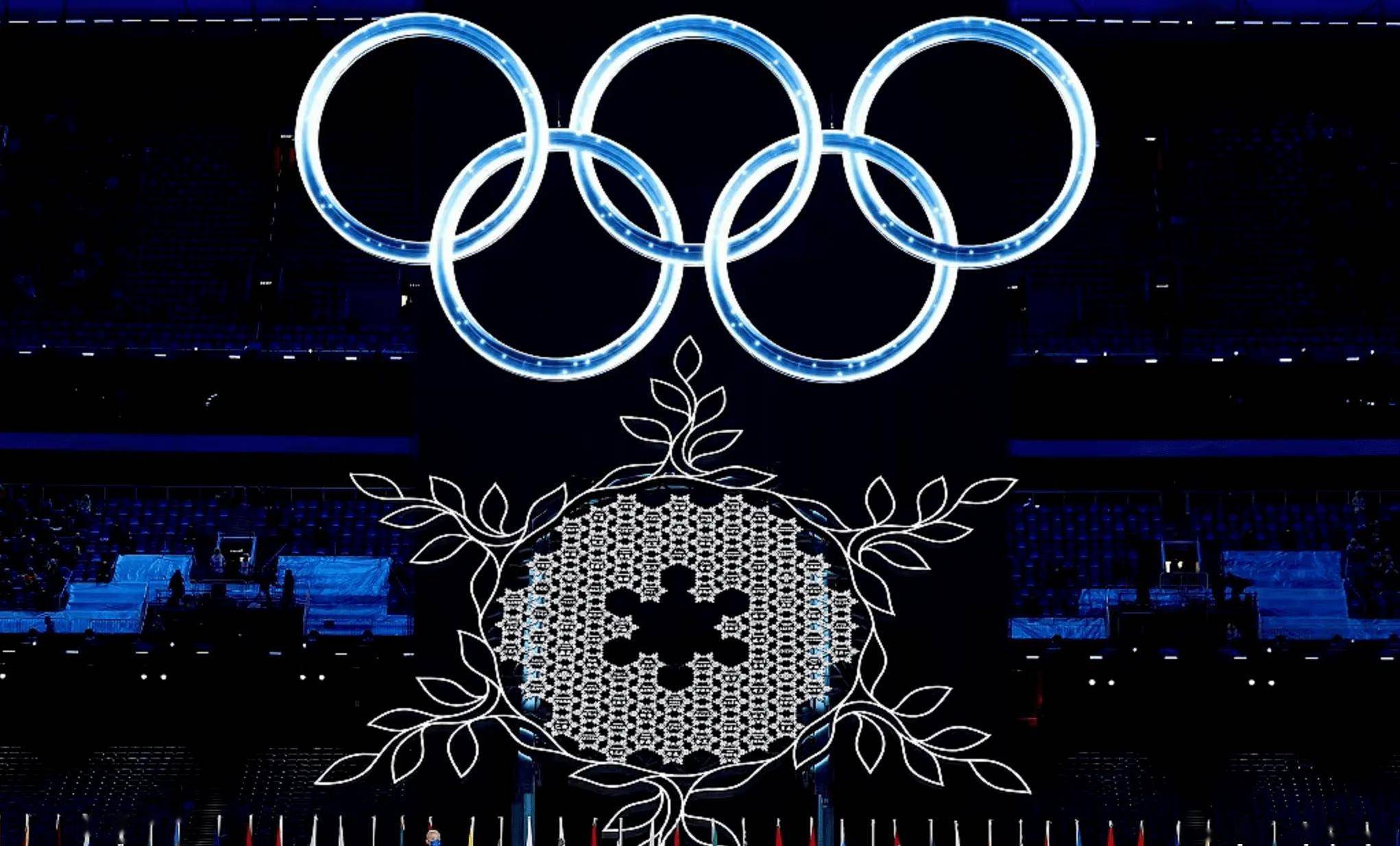北京冬奥会雪花标志图片