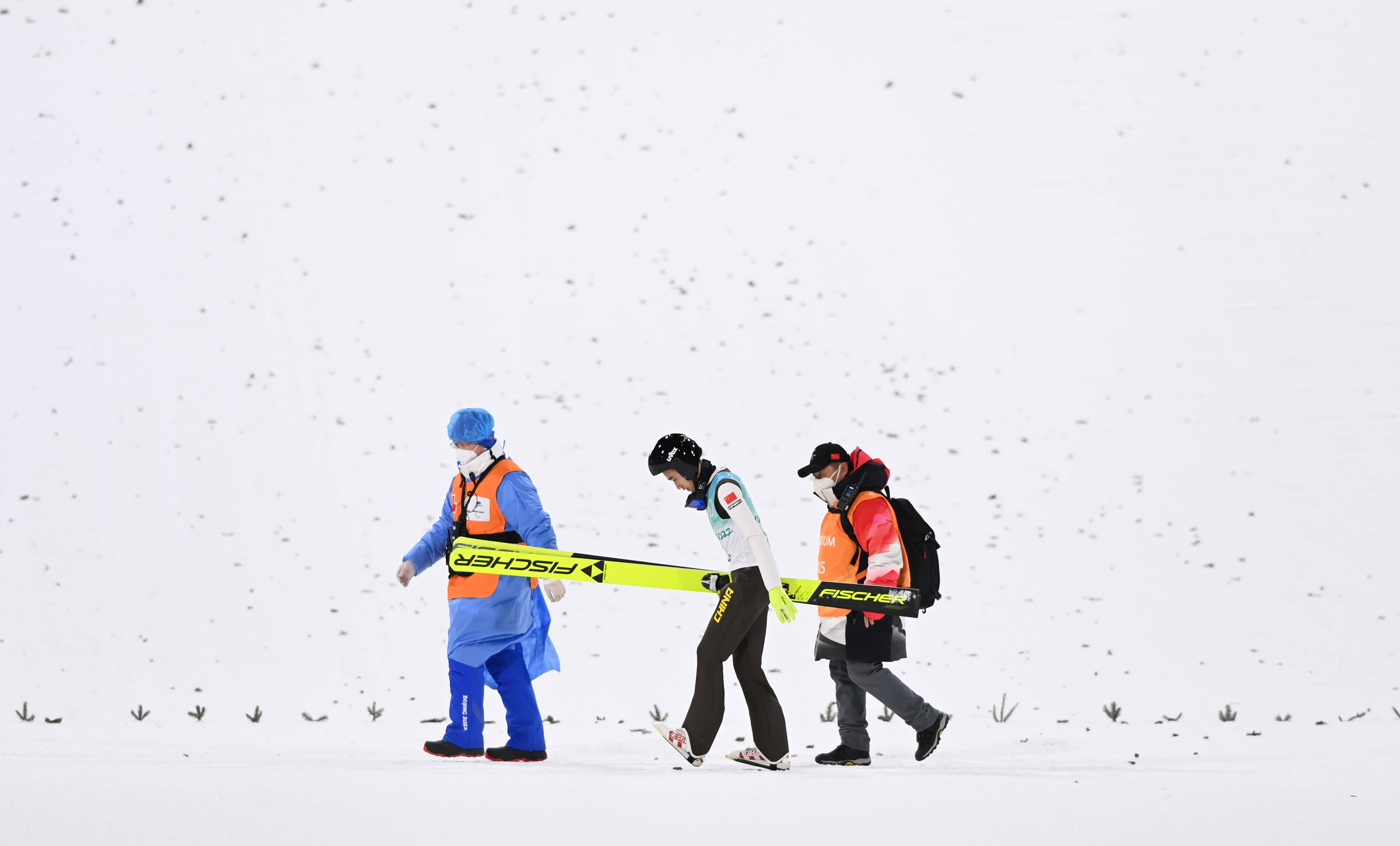 跳台滑雪混合团体图片