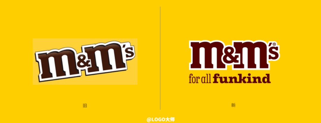 首先,logo变了!m&ms品牌视觉全新升级#01而最近,m豆巧克力变了!