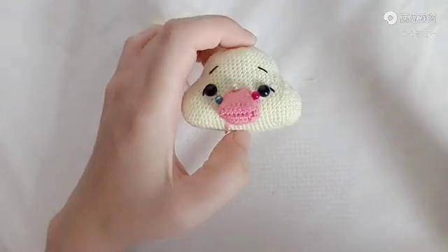 好可爱钩针编织ins风网红鸭子钩法一学就会三