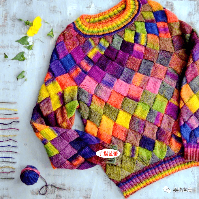 海浪花编织的作品 一直走在时尚的前沿_编织成_款式_服饰