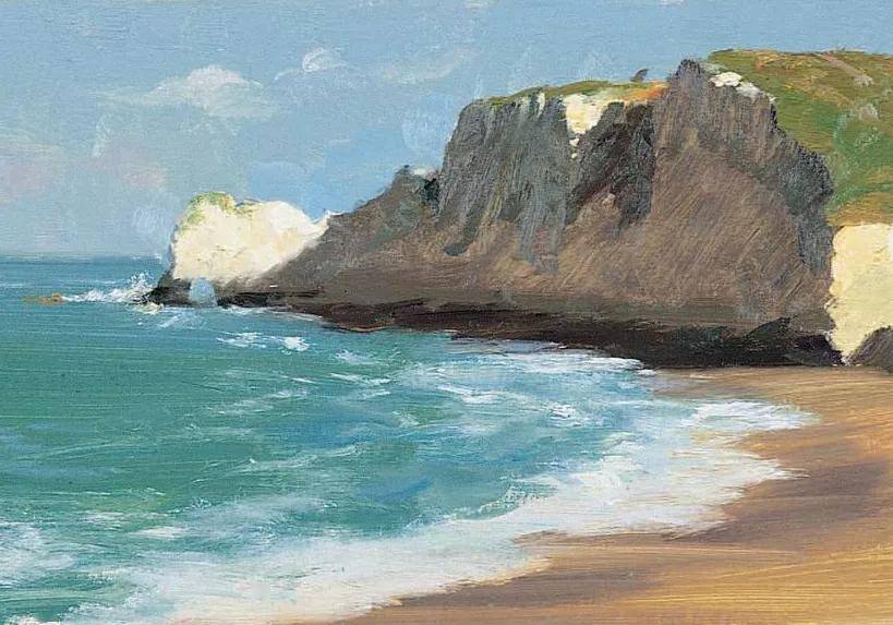 长横幅风景油画,俄罗斯画家谢尔盖·图图诺夫作品_serguei_里科夫