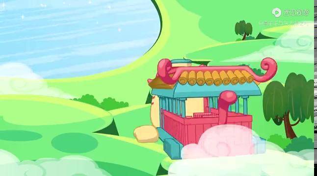 喜羊羊与灰太狼太美了羊羊们来到水灵镇这里景色十分迷人