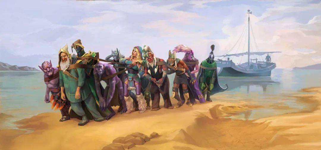 Het|这个小姐姐算是把DOTA2和世界名画玩透了