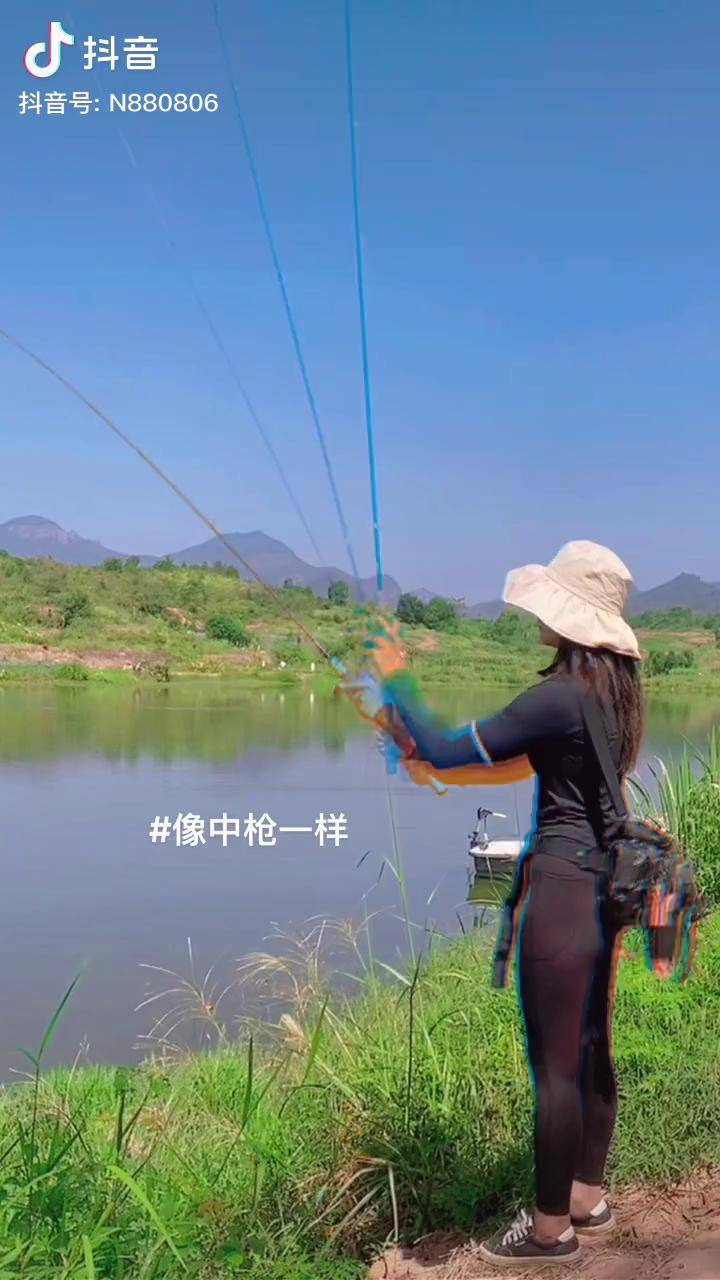 路亚中毒像中枪一样路亚女钓手人生百味自己体会仙墨湖毒酷路亚