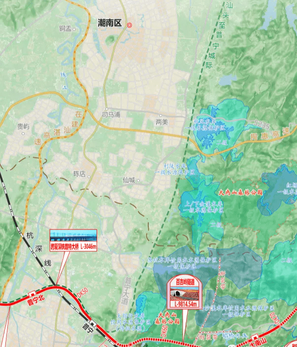 揭惠铁路最新线路图图片