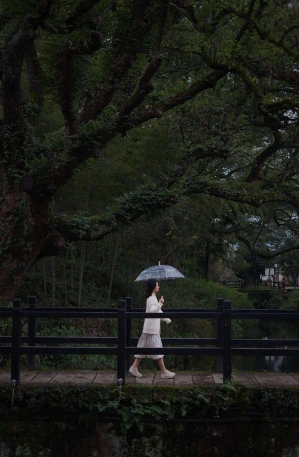 烟雨江南美女伤感图片图片