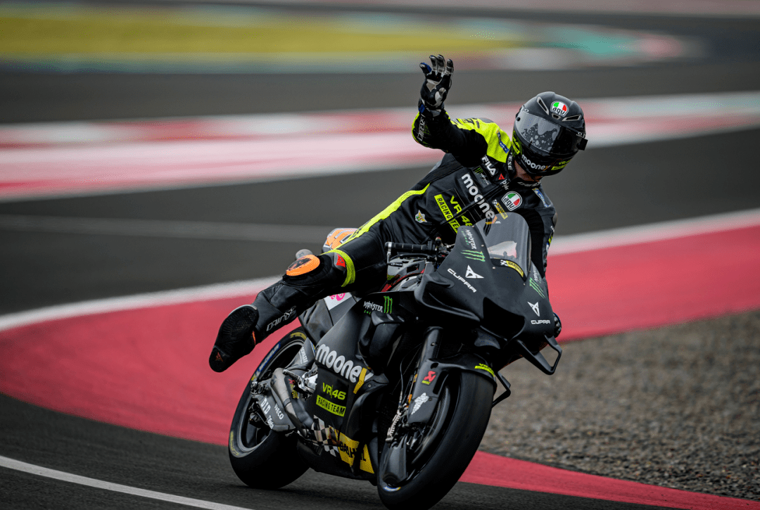 motogp印尼官方测试第二日战报:vr46车手马里尼最快!