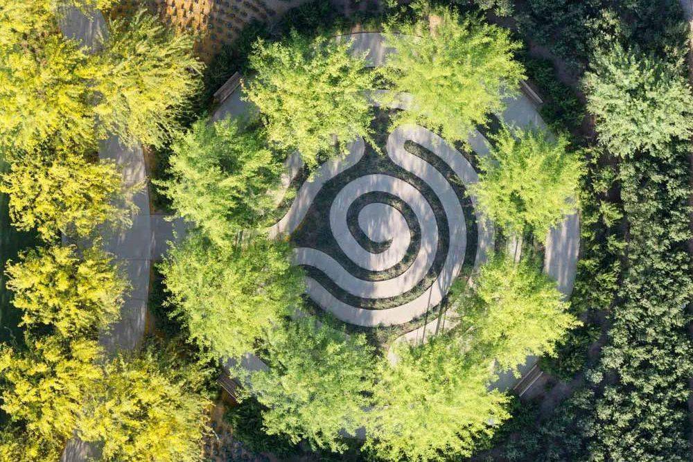 玩转设计元素,螺旋式景观安排上!_花园里_的花园_游客