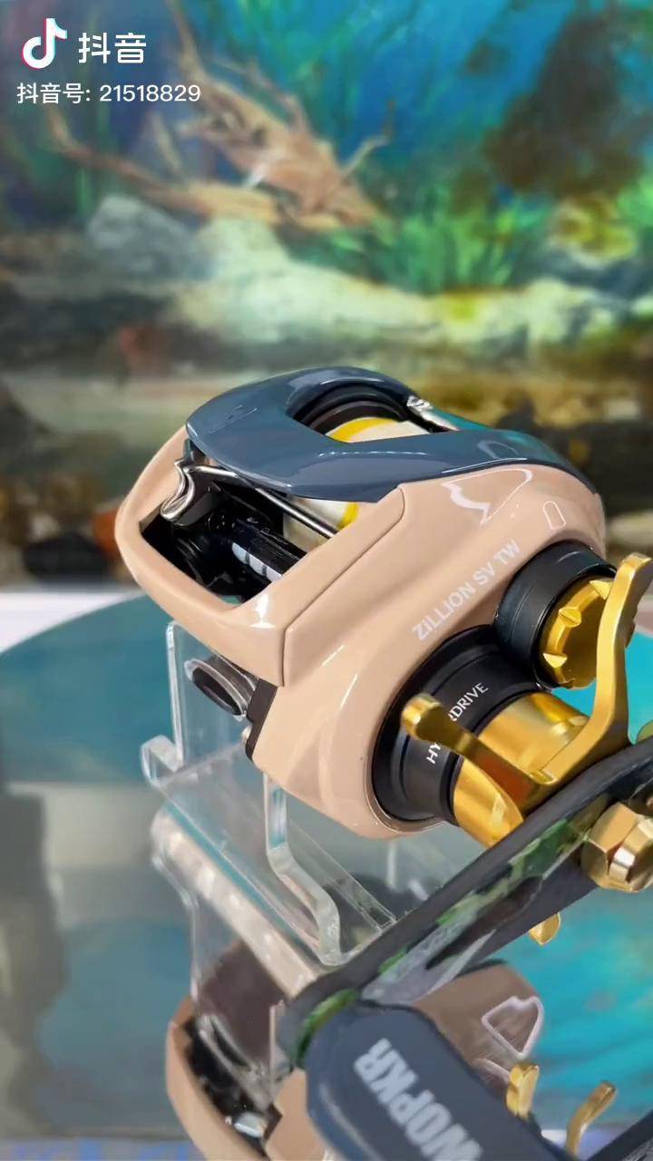 21款子龙蓝灰卡其色路亚水滴轮水滴轮改色水滴轮改装