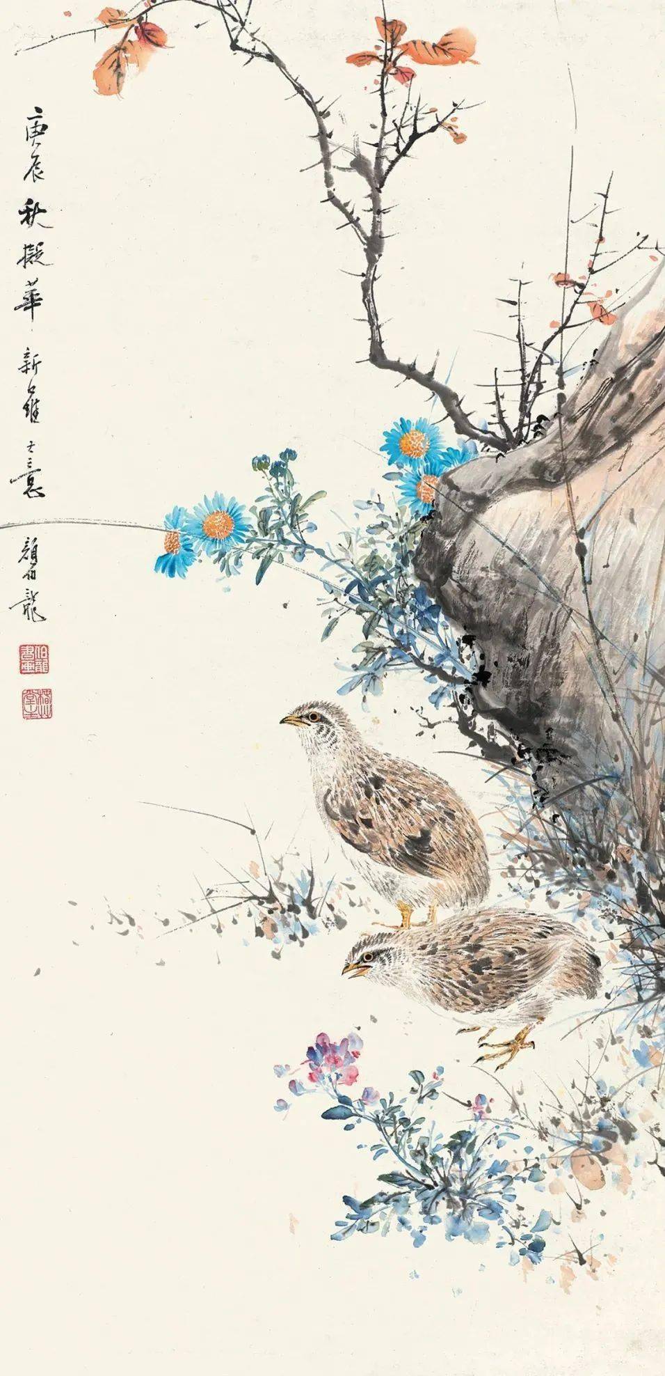 历代名家画鹌鹑,四季平安!