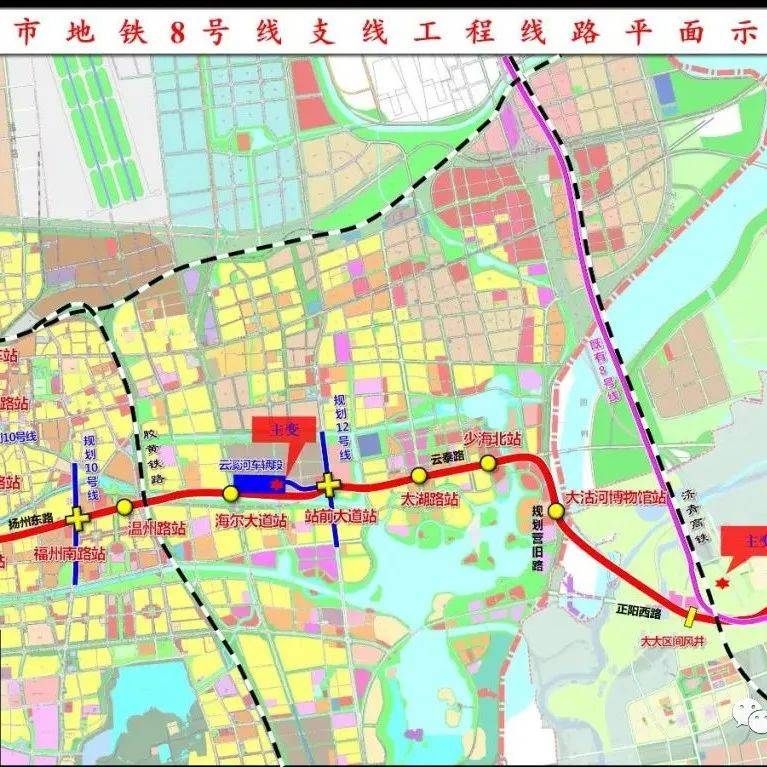 公示！青岛地铁8号线支线环评文件发布_线路_交口_车站