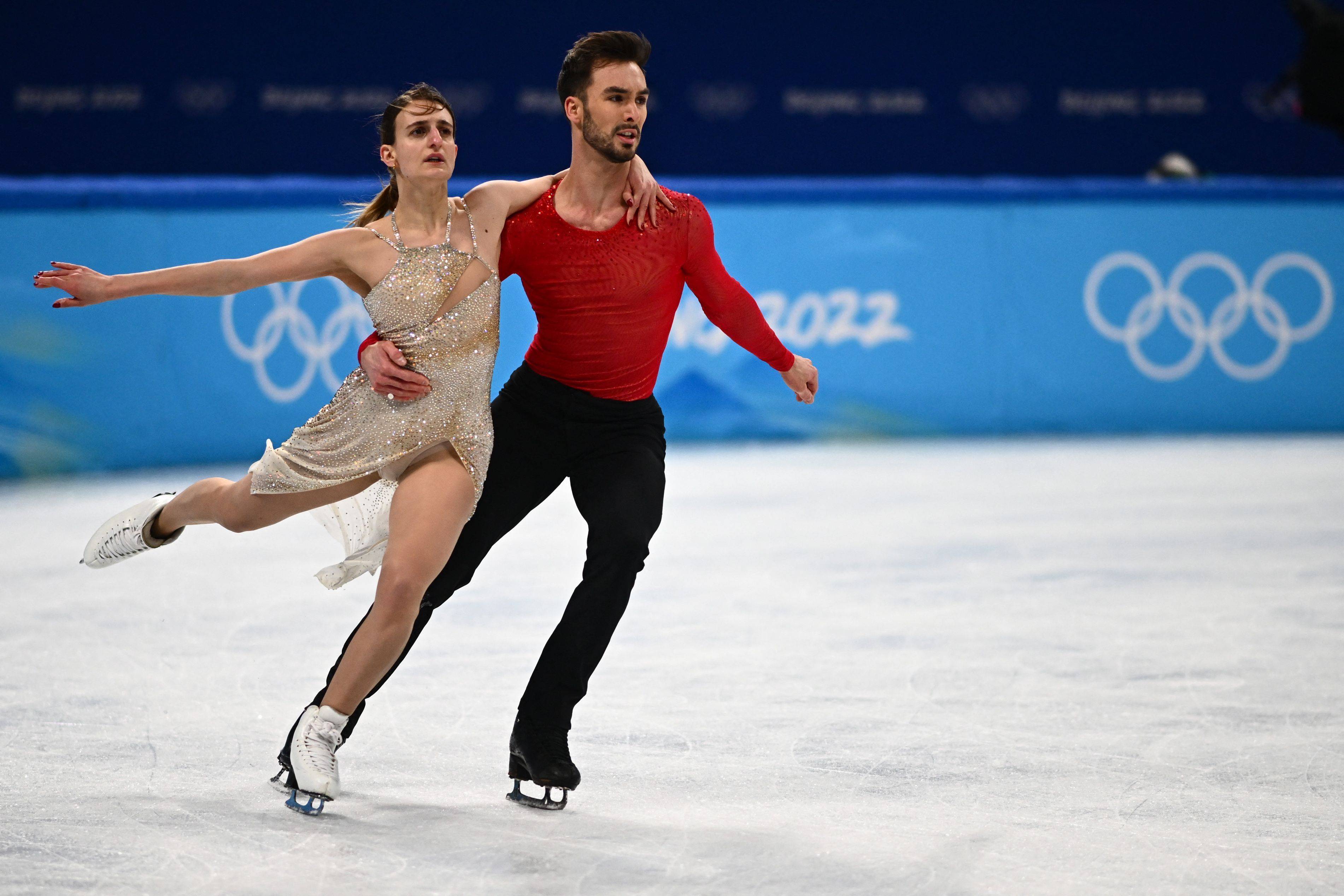 金牌|法国组合获得花样滑冰冰上舞蹈金牌
