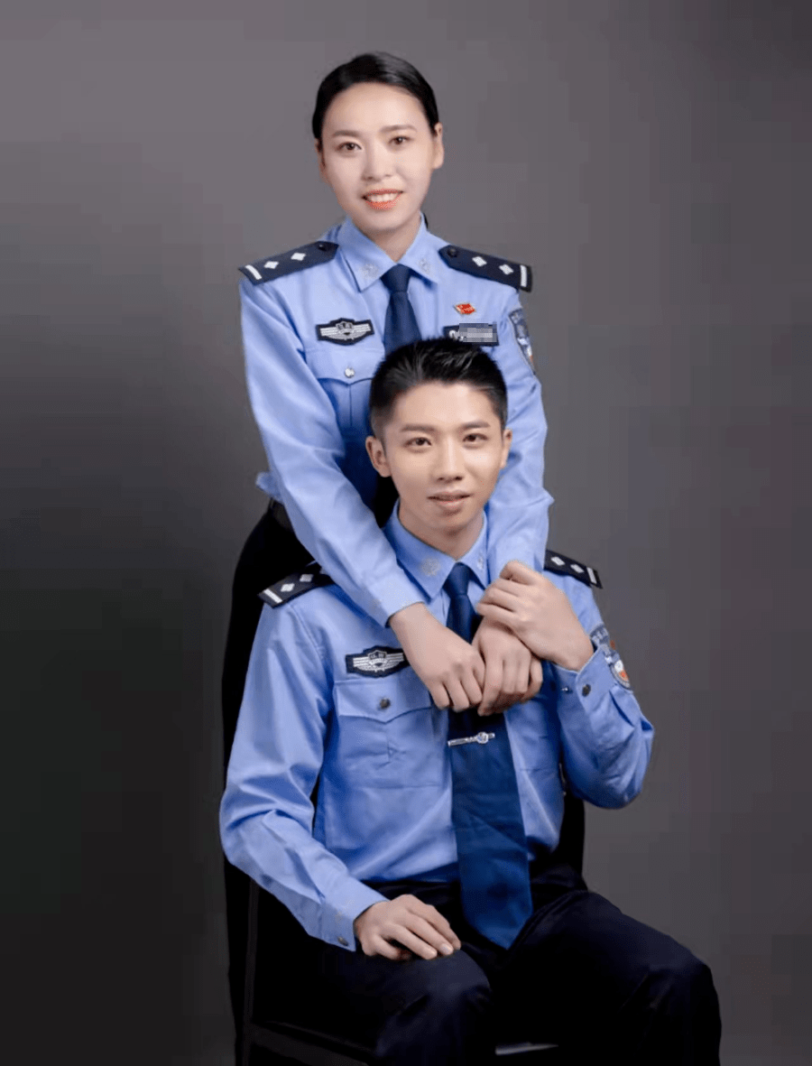 双警夫妻的"藏蓝色"情人节