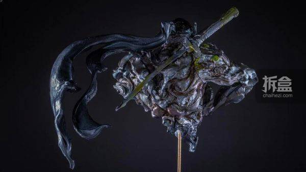 cm|OC工作室 机械忍者涂装版 探索骑士黑化版 赛博朋克GK雕像