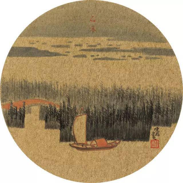 清灵高雅陈磊的园林山水画