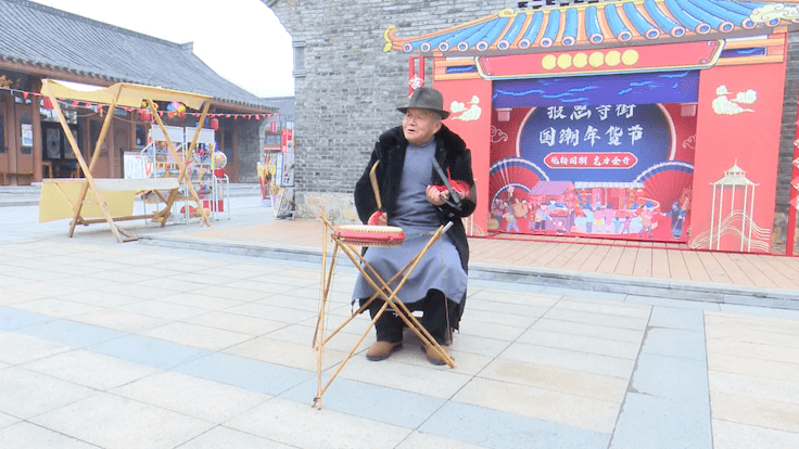 美好安徽风情淮河寿州大鼓一个人的说唱艺术