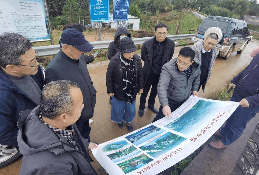 书记,中农富通集团,广西森禾集团负责人及专业团队到长塘镇和南阳镇