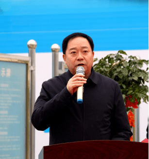 市场冷链物流园举办开工仪式,漯河市经济技术开发区党工委书记吴玉培