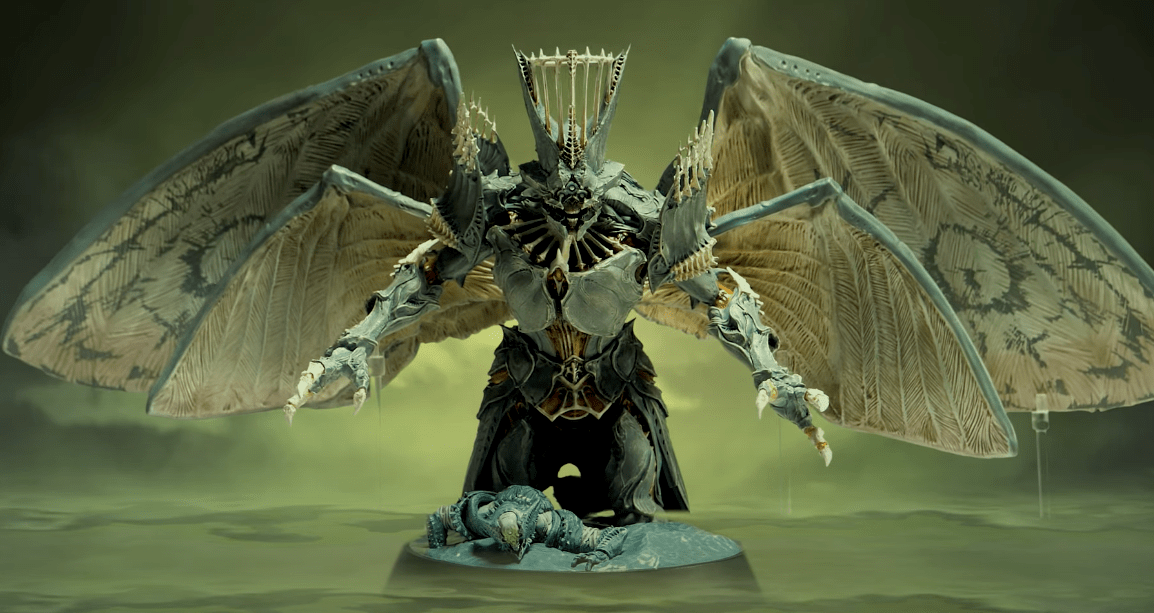 《命运2:邪姬魅影》邪魔女王萨瓦图恩雕像公布_designs_翅膀_支架