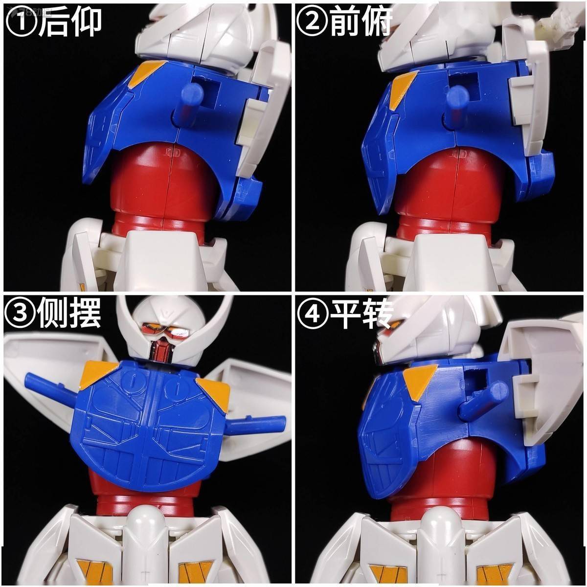 裙甲78民间测评：狼牙考古 老模1/144 倒A高达