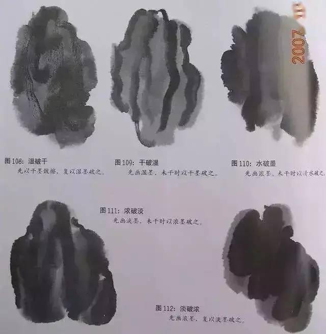 浓墨法破墨法没骨法焦墨法10种人物墨法解析太全了收藏