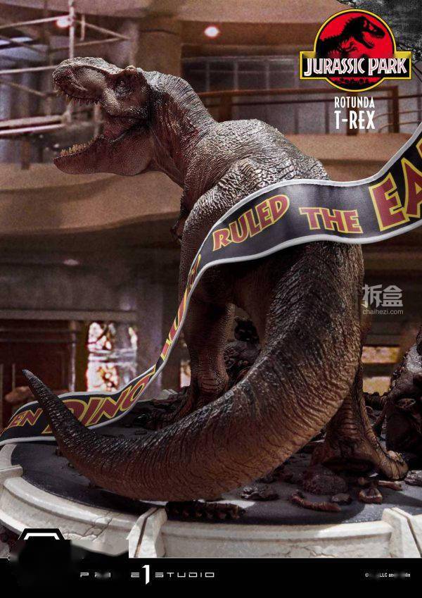 侏罗纪|PRIME 1 STUDIO 14.5寸 侏罗纪公园 T-REX暴龙 电影GK雕像