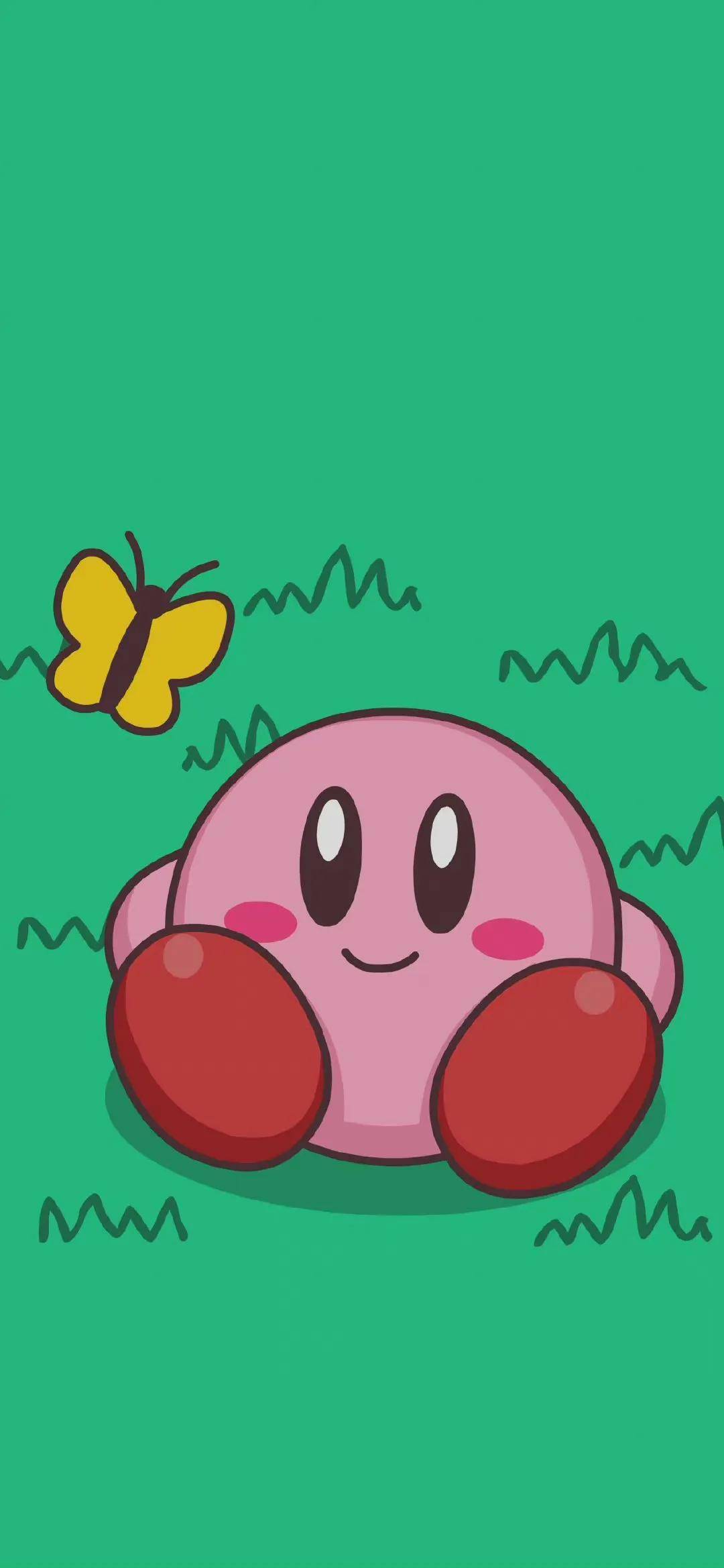 星之卡比卡通壁纸