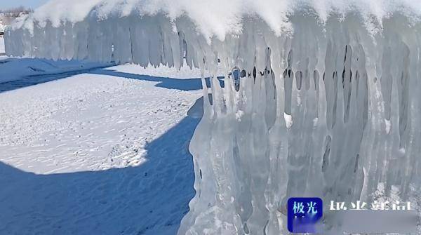 冰层|鱼儿在“冰剑”中穿梭，冰层下别有洞天！大美龙江这样的美景你一定没见过！