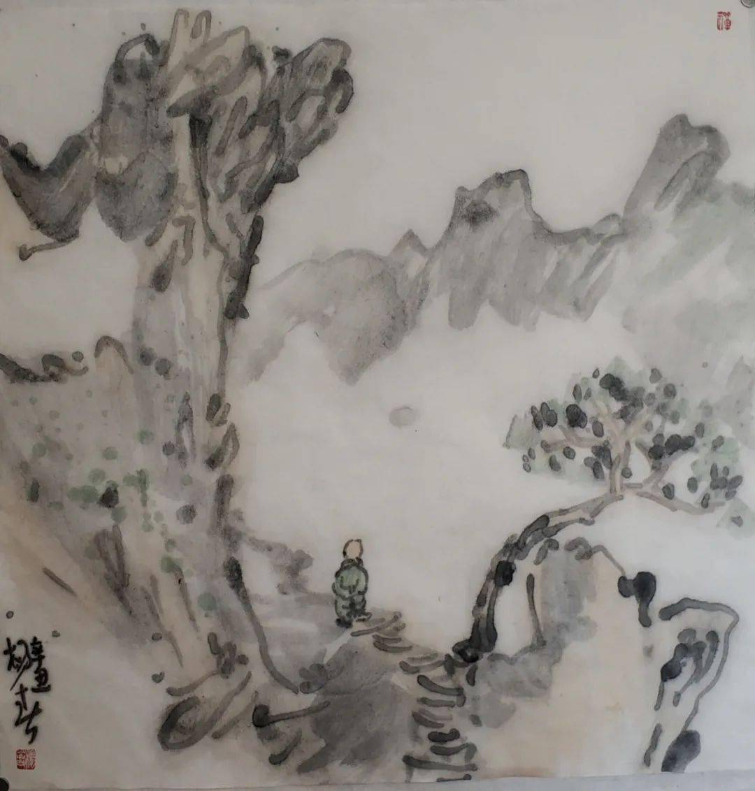 水墨禅心杨春水墨作品