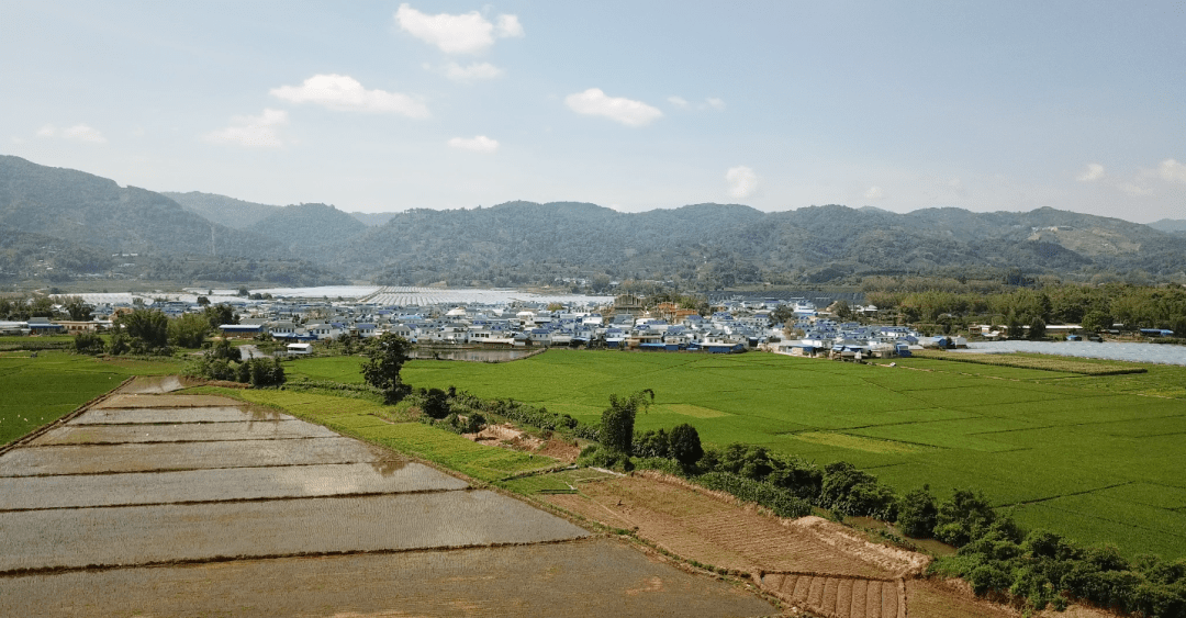 山乡,一面牵着素有"孔雀羽翎""鱼米之乡"美誉的省级旅游名镇勐罕镇