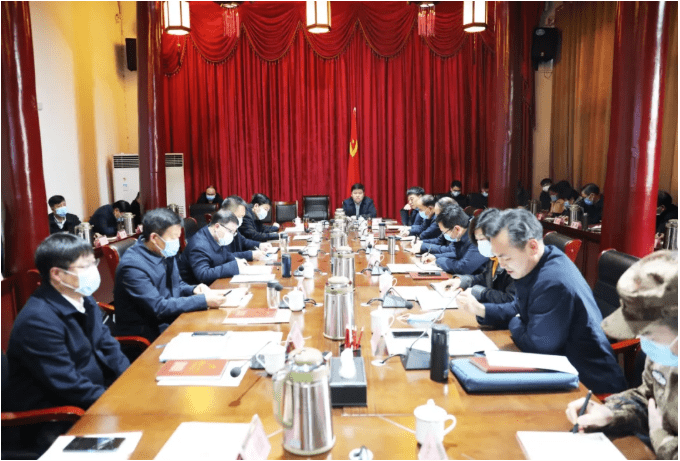 李刚主持召开鹿邑县疫情防控视频调度会议