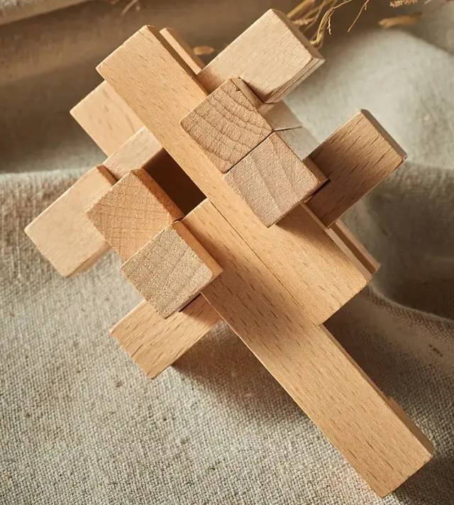 积木【DIY】木玩届的“乐高”积木，国风孔明锁，谁玩谁上瘾！