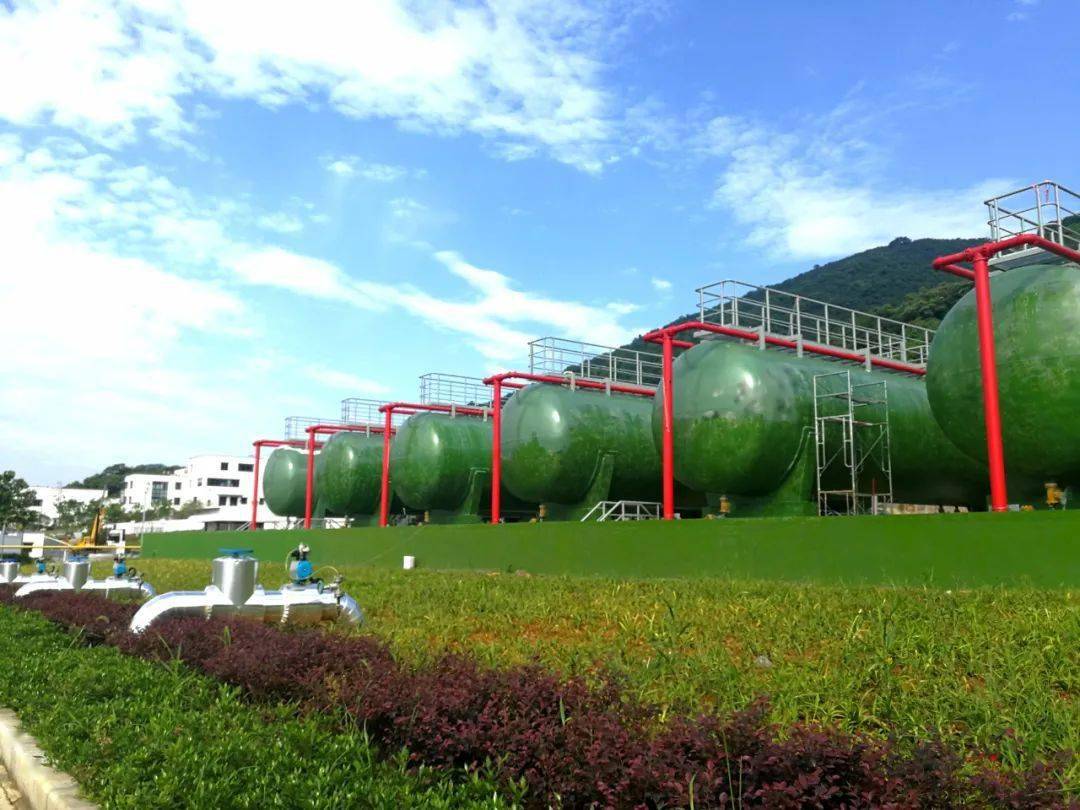 今天试运行杭州首个花园式液化气储备站来啦