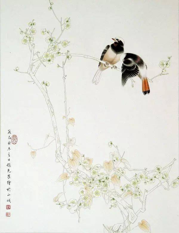 工笔画入门教程:赵无畏工笔画作品欣赏