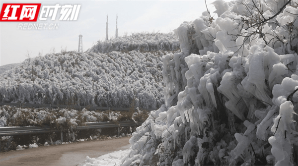 铜山|江永：“冰雪”铜山岭吸引众多游客“打卡”