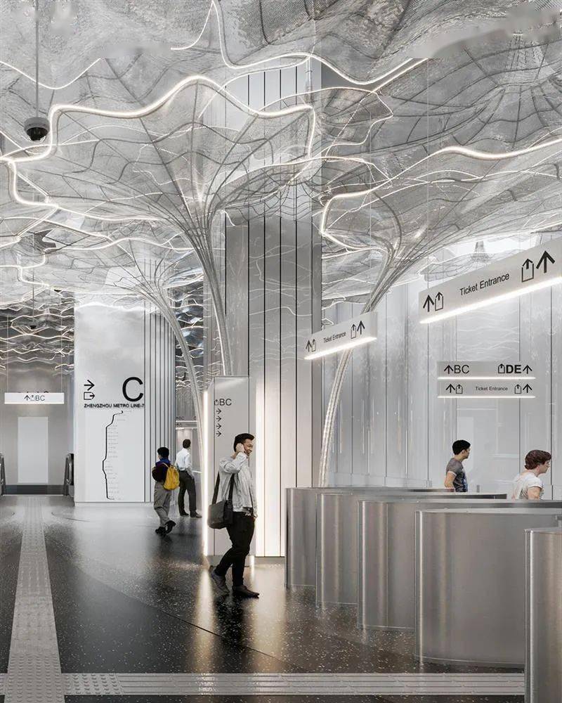 郑州地铁新网红7号线空间设计