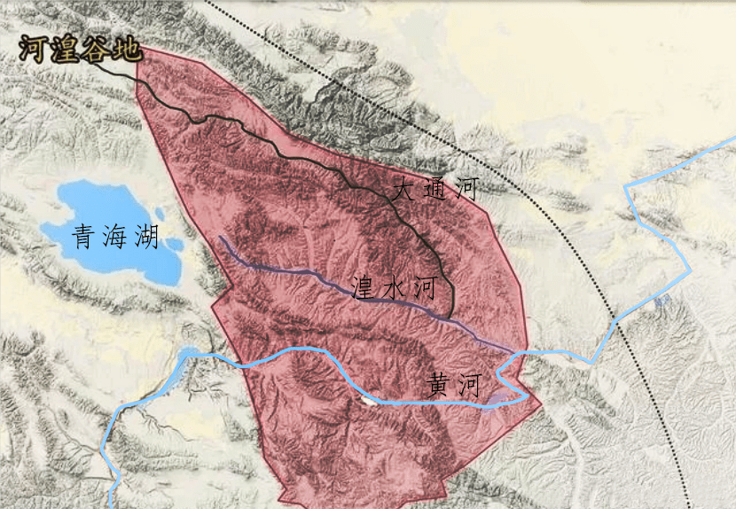 河湟地区地图图片