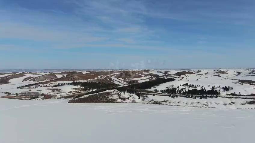 九九第一天雁未來,黑龍江北大荒依舊千里冰封萬里雪飄_白雪_水庫_冰天